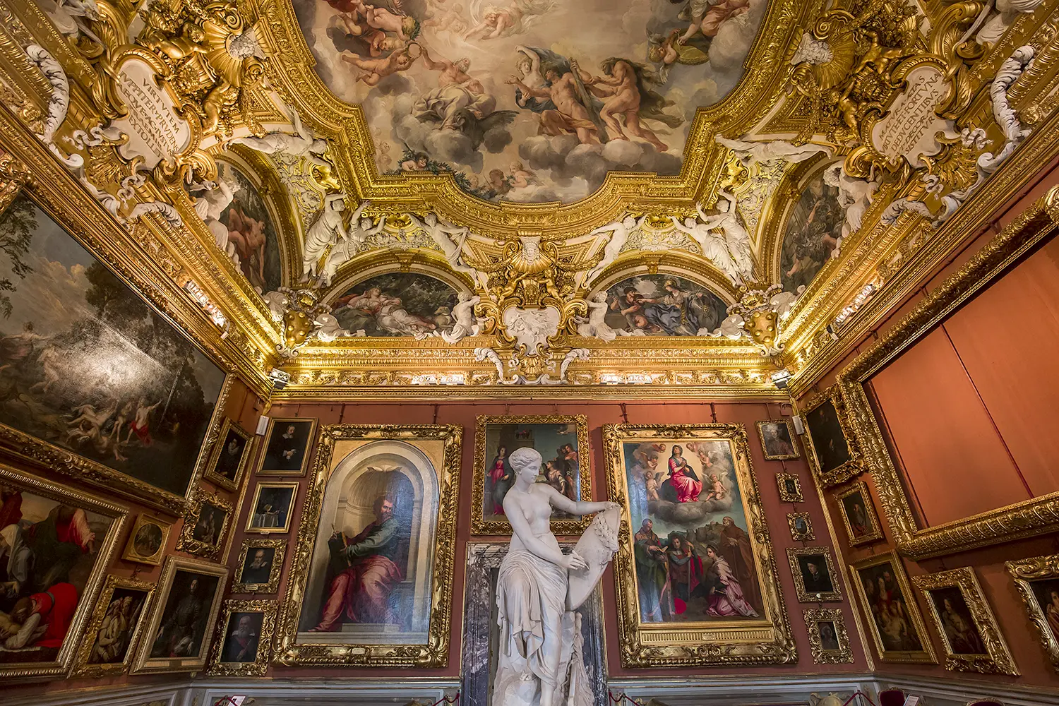 Interiors of Palazzo Pitti, Florence, Italy