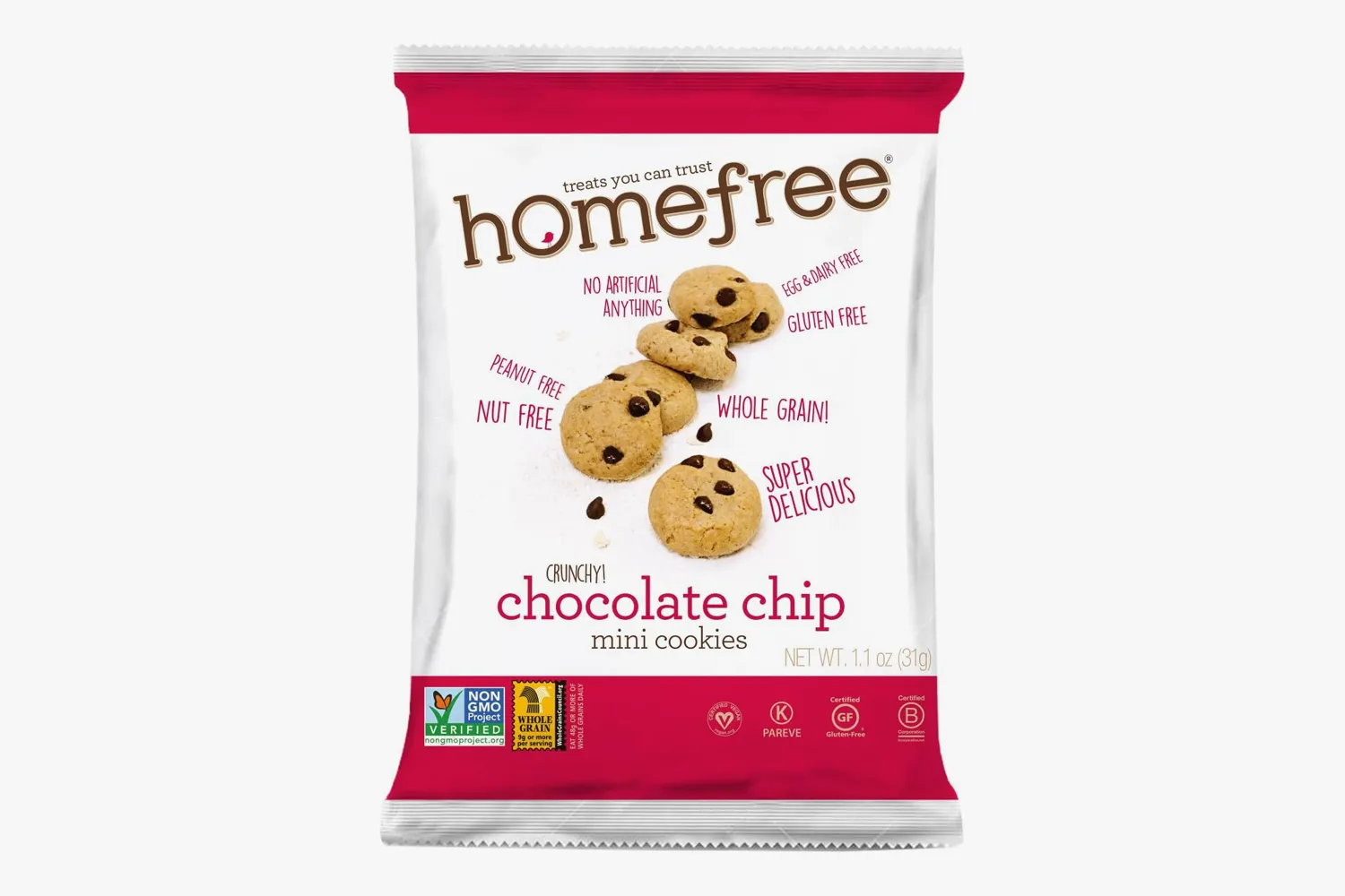 Homefree Gluten-Free Mini Chocolate Chip Cookies