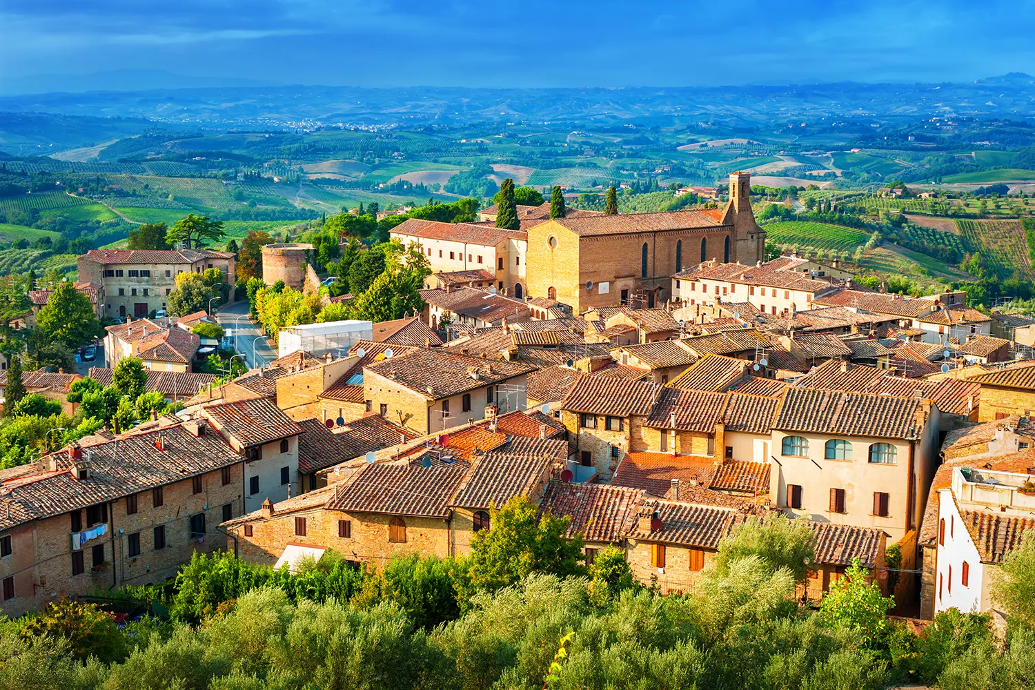 San Gimignano medieval town, Tuscany, Italy