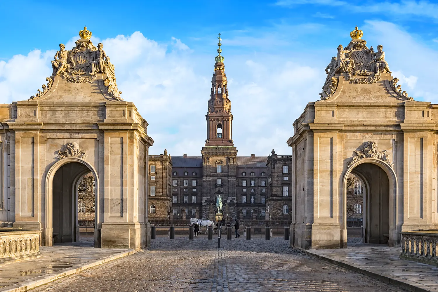 Christianborg palace in Copenhagen, Denmark